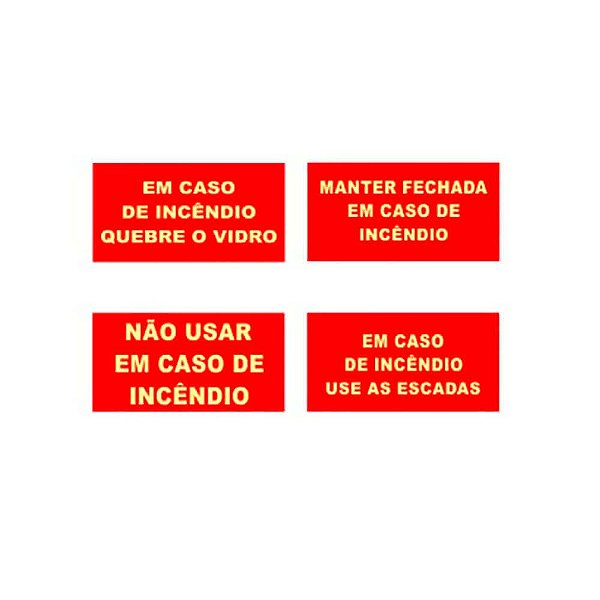 Placas de Sinalização de Equipamento