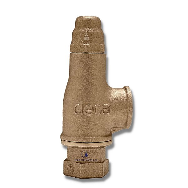 Válvula de Alívio Disco Metálico 1/2" Polegada BSP FIG. 37 - DECA
