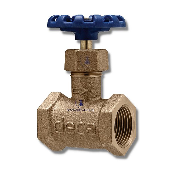 Válvula Globo Agulha De Bronze 1. 1/4" BSP Fig 003 - Deca