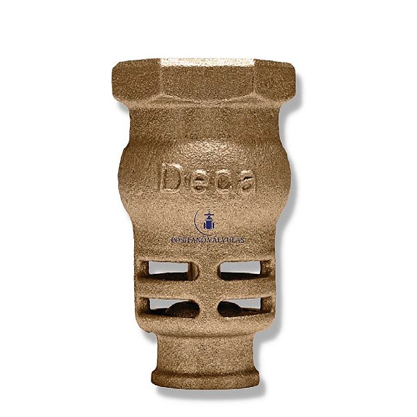 Válvula de Retenção Fundo de Poço Bronze 1 1/4" BSP - Fig. 552 - Deca