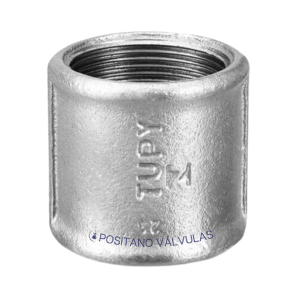 Luva Galvanizado TUPY-270 Rosca BSP Femea 4"