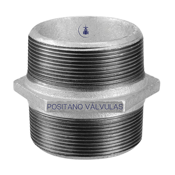 Niple duplo Galvanizado TUPY-280 BSP 1.1/2"