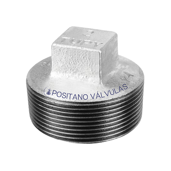 Bujão Quadrando Galvanizado TUPY 291 BSP 1/2"