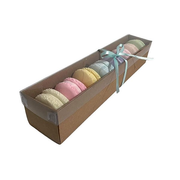 Embalagem  Para 08 Macarons 10 Unidades
