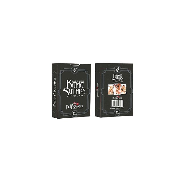 Baralho Kama Suthra Hard- Hetero Hard 54 Cartas Hot Flowers