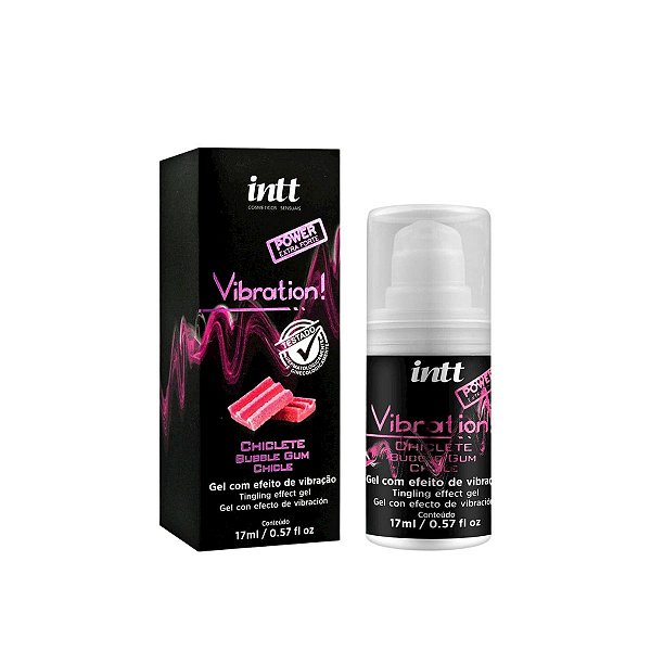 Vibration Gel Excitante Que Vibra Sabor Chiclete 17ML Intt