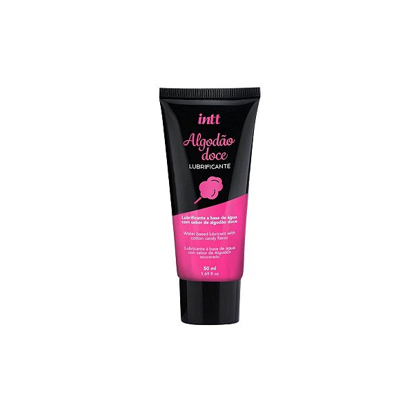 Lubrificante A Base De Água Sabor Algodão Doce 50ml - Intt