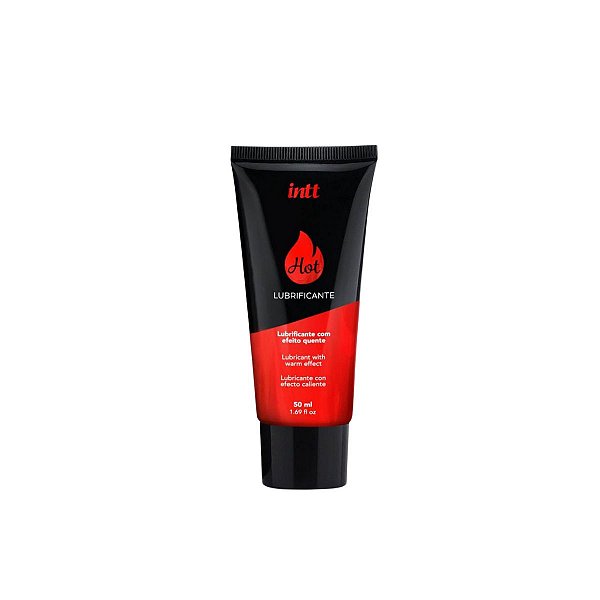 Lubrificante Hot a Base De Água Sabor Morango 50ML Intt