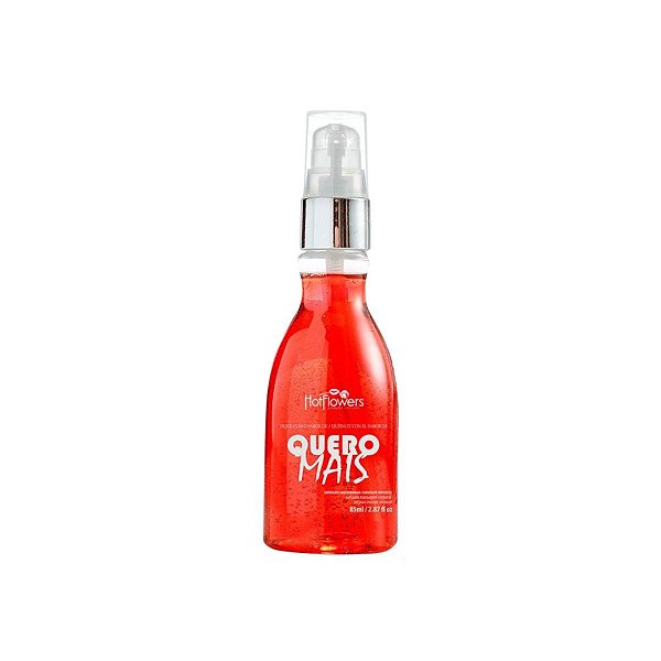 Gel para Massagem Corporal Beijável Quero Mais - Hotflowers