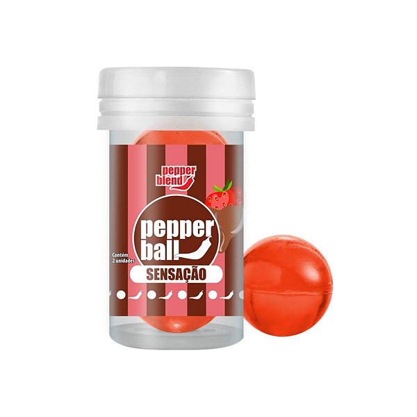 Bolinha Papper Ball lubrificante Sabor Sensação Papper Blend