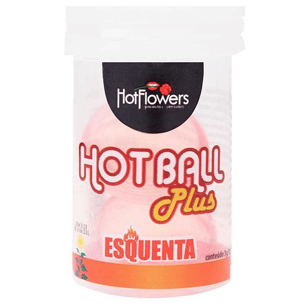 Hot Ball Plus Bolinha Esquenta Para Massagem Hot Flowers