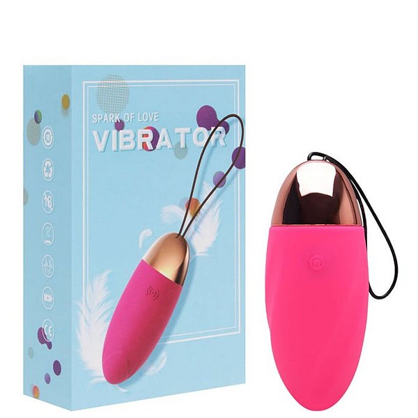Vibrador Bullet Revestido Silicone Super Macio Vipmix  Pink