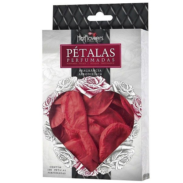 Pétalas Rosa Perfumadas Vermelhas 100 Unidades Hot Flowers