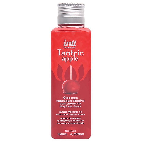 Tantric Apple Óleo Para Massagem Aroma Maçã Do Amor 130Ml