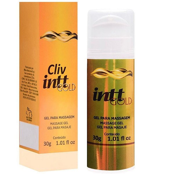 Cliv Intt Gold Gel Super  Forte Anestésico Anal 30G Intt