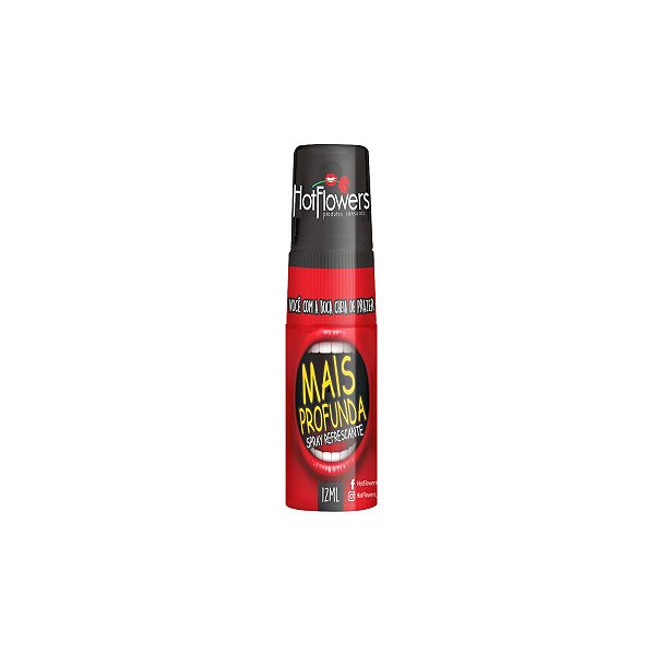 Mais Profunda Spray Refrescante para Sexo Oral - Hot Flowers