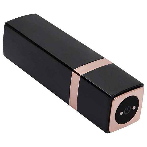 Vibrador Batom Lipstick 10 De Vibrações Recarregável Vipmix