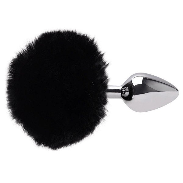 Plug Anal Médio Aço Formato Pompom Coelho P Sexy Import