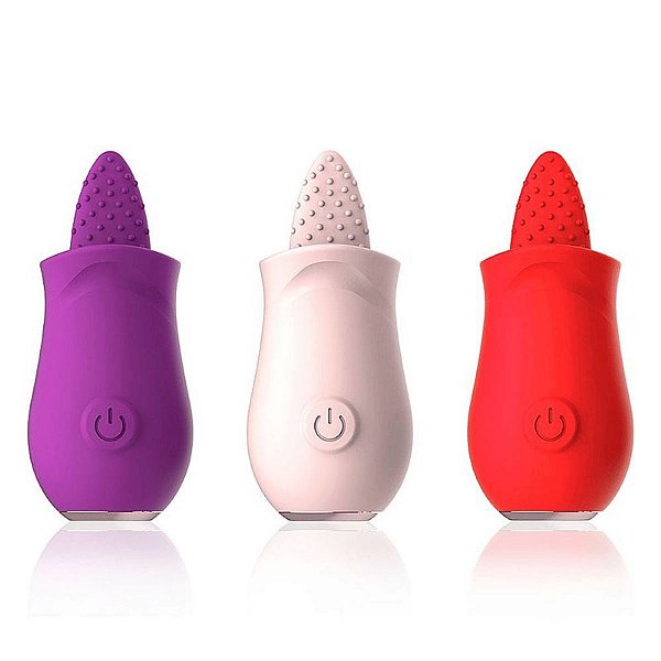 VIBRADOR DE CLITÓRIS COM LÍNGUA 10 MODOS DE ESTIMULAÇÃO