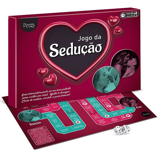 Jogo Da Sedução Tabuleiro Diversão Ao Cubo Sair Da Rotina