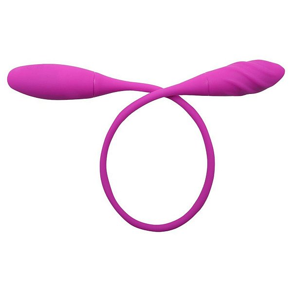 Vibrador Duplo Flexível Snaky Vibe Recarregável USB