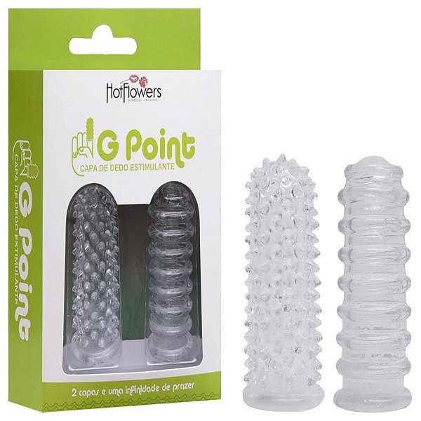 Capa De Dedo Estimuladora G Point Kit Feminino - Hot Flowers