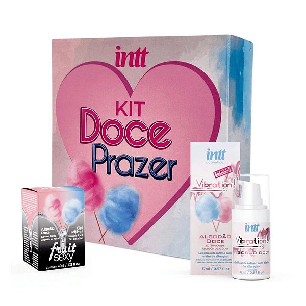 Kit Sexo Oral Doce Prazer Com 1 Fruit 40G E 1 Vibration 17ML