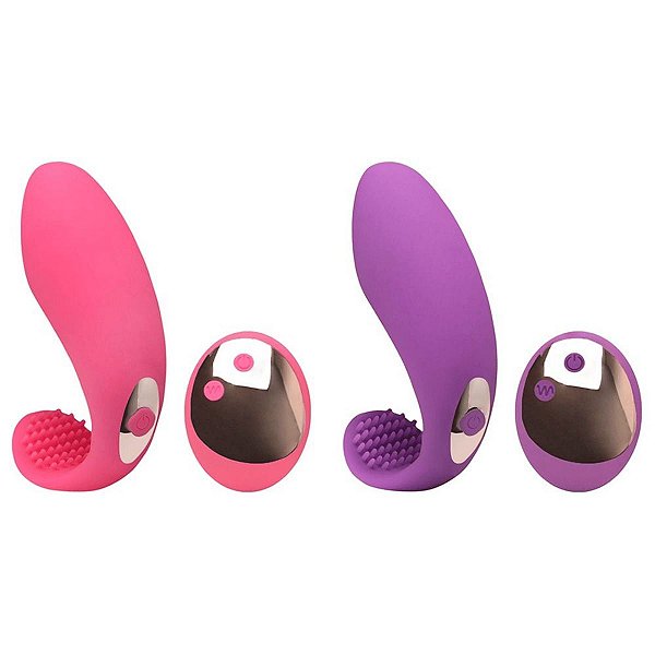 Vibrador De Casal Pontas Duplas Recarregável Controle Remoto