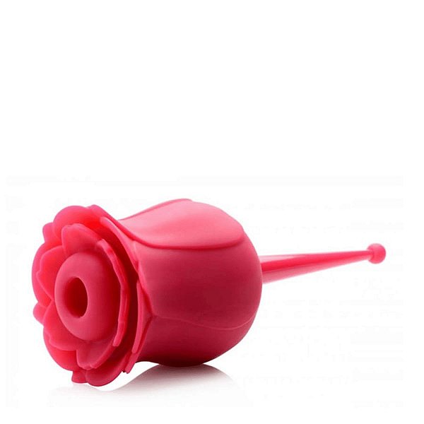 ESTIMULADOR DE CLITÓRIS FORMATO ROSA COM 5 MODOS DE ONDAS