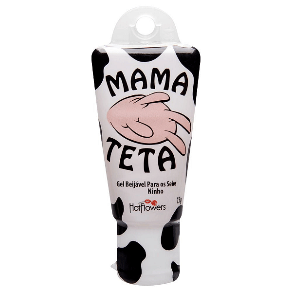 Mama Teta Gel Beijável Delicioso Oral Seios 15G Hot- Flowers