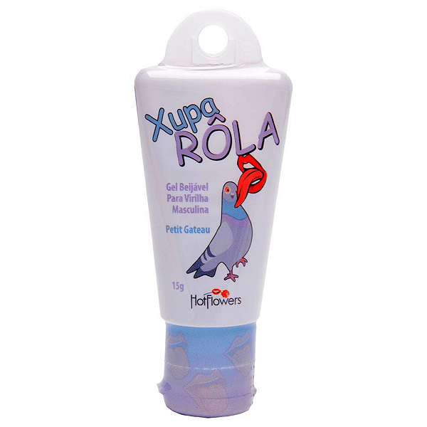 Xupa Rola Gel Beijável Masculino Para Oral 15G Hot Flowers