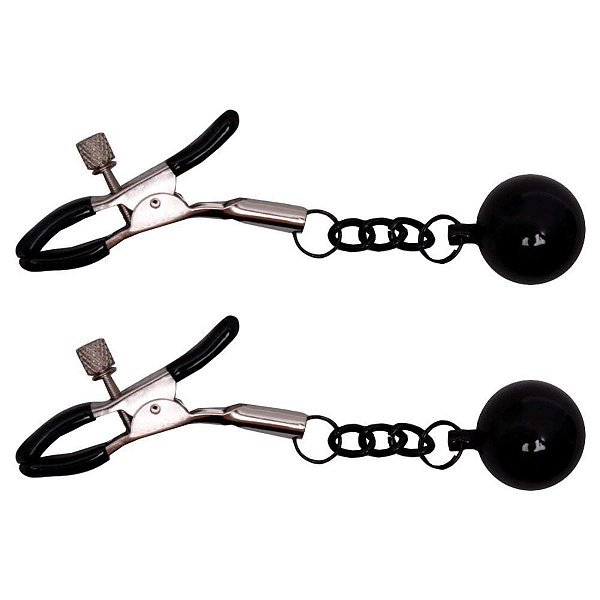 Grampos Para Mamilos Com Bola de Ferro BDSM da Sexy Import
