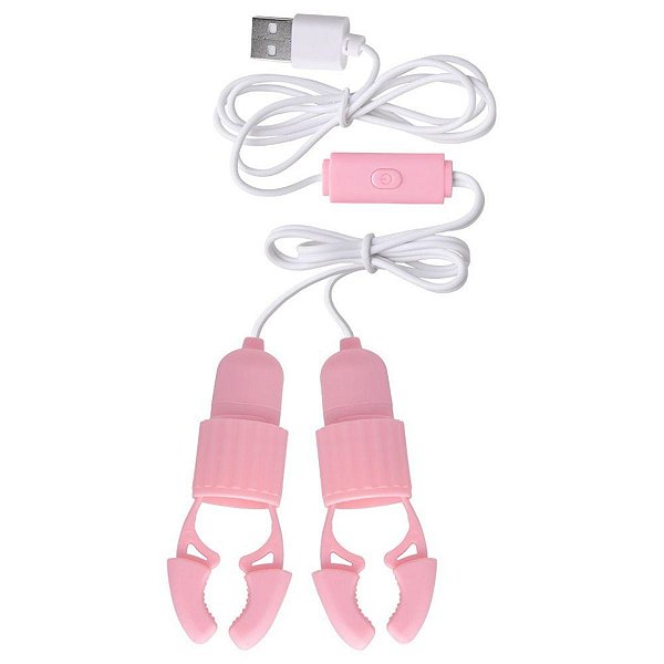 Prendedores De Mamilos Com Cápsula Vibratória USB Youvibe