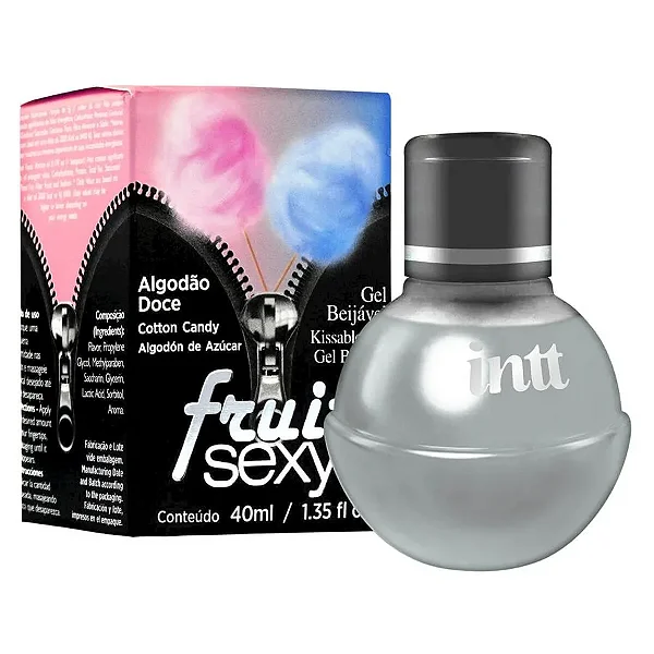 Fruit Sexy Gel Beijável Sabor Algodão Doce 40ml Intt- Kapitú