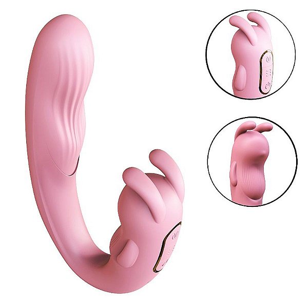 Vibrador de Ponto G e Clitóris - Rabbit Prazer Duplo - SI