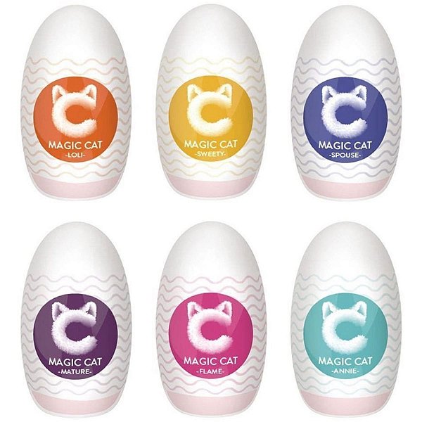 Masturbador Masculino Egg Magic Cat Flame Egg Cyberskin