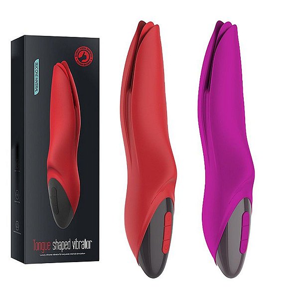 Vibrador Tongue Shaped de Clitóris com Língua Estimuladora