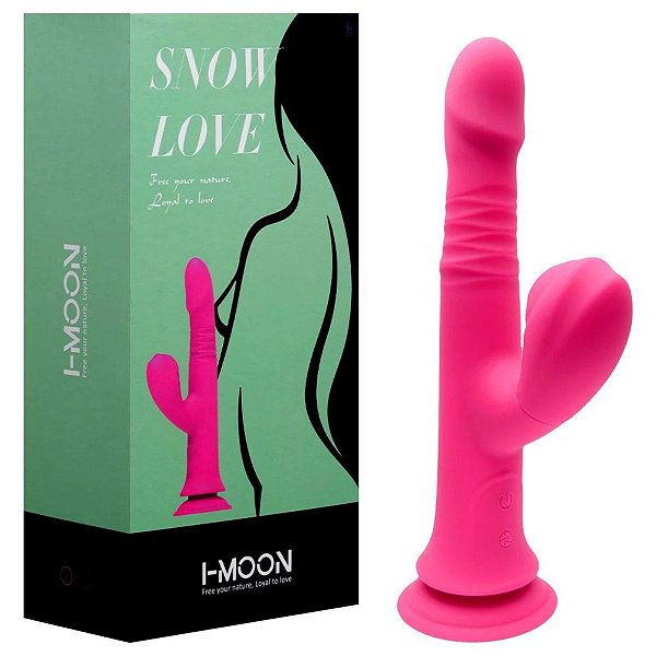 Vibrador Ponto G Snow Love Vipmix Rotação 360 USB
