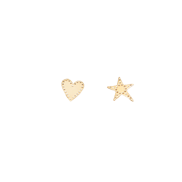 Brinco Estrela e Coração