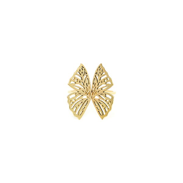 Anel Borboleta 18K