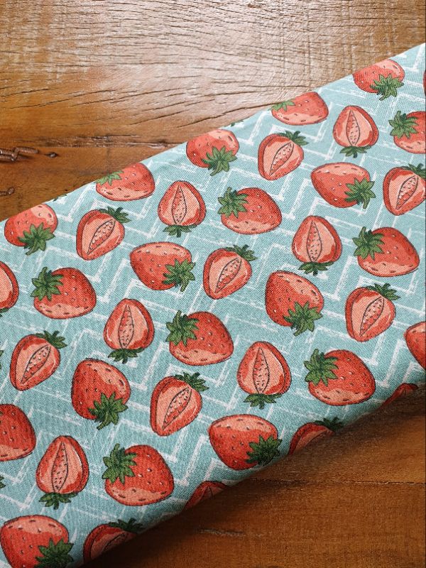 Estampa Morangos Ref. F001