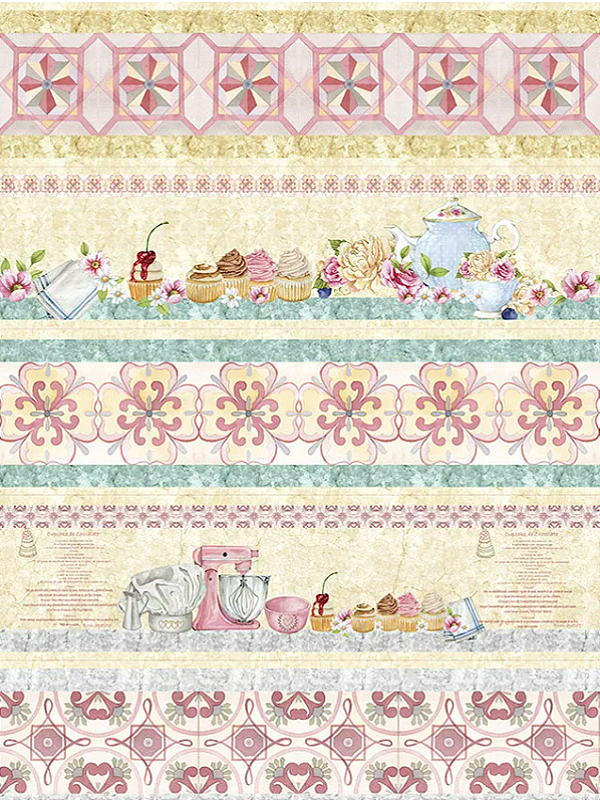 Estampa Barrados Doce Lar Ref:  DS377