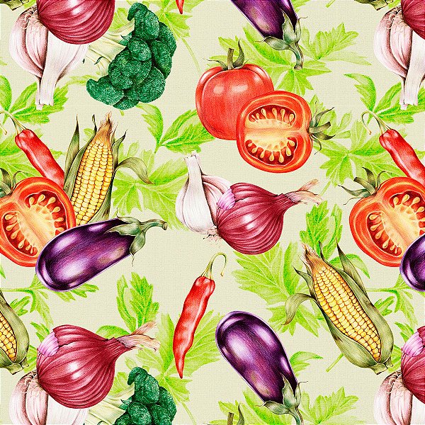 Estampa Legumes Ref: E093