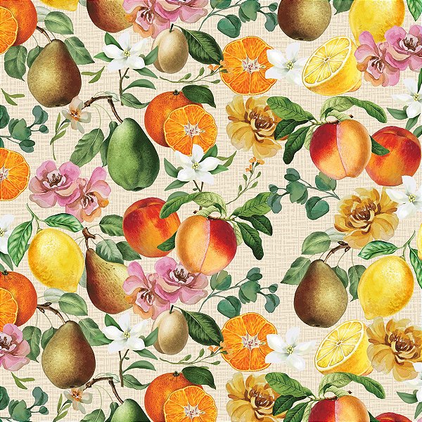 Estampa Frutaria   Ref:   E319