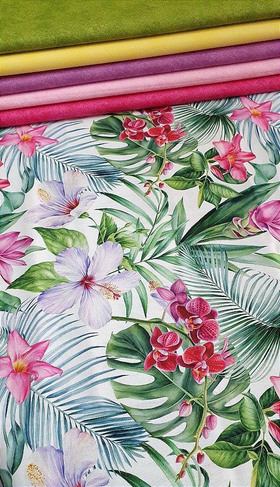 Estampa Floral Orquídeas  REF:  E306