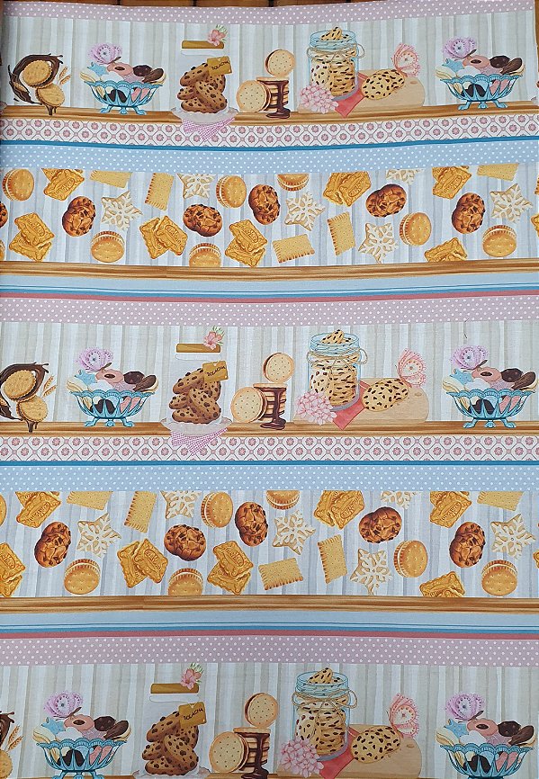 Estampa Barrados Bolachas Ref 7348