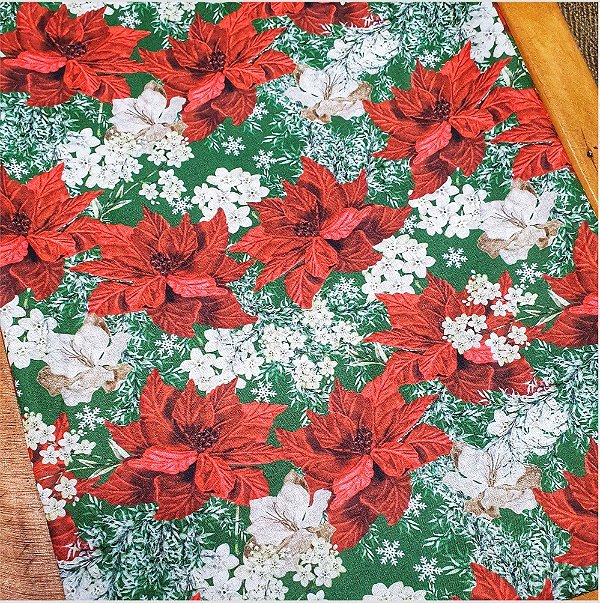 Estampa Flores do Natal Ref: E136