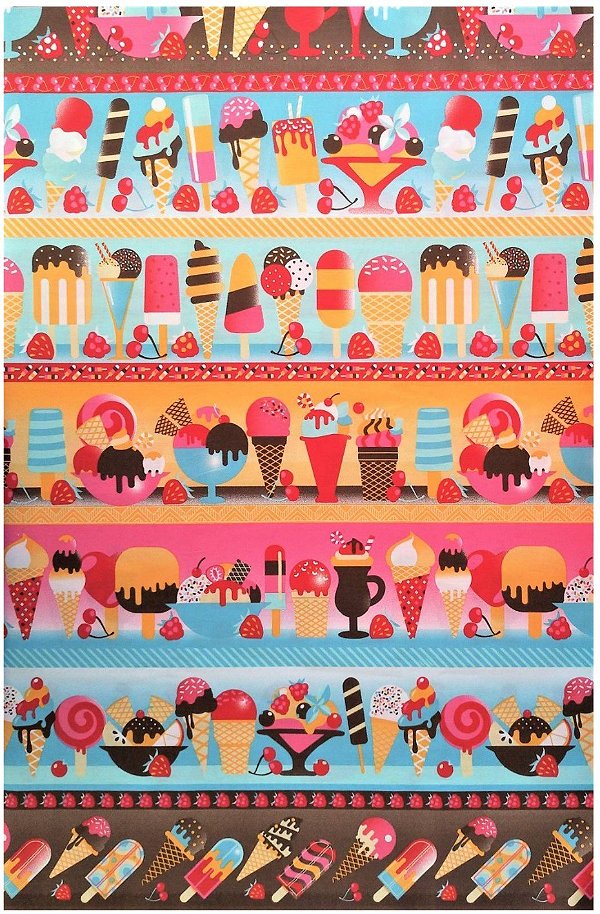 Estampa Barrados Sorveteria REF: 48821