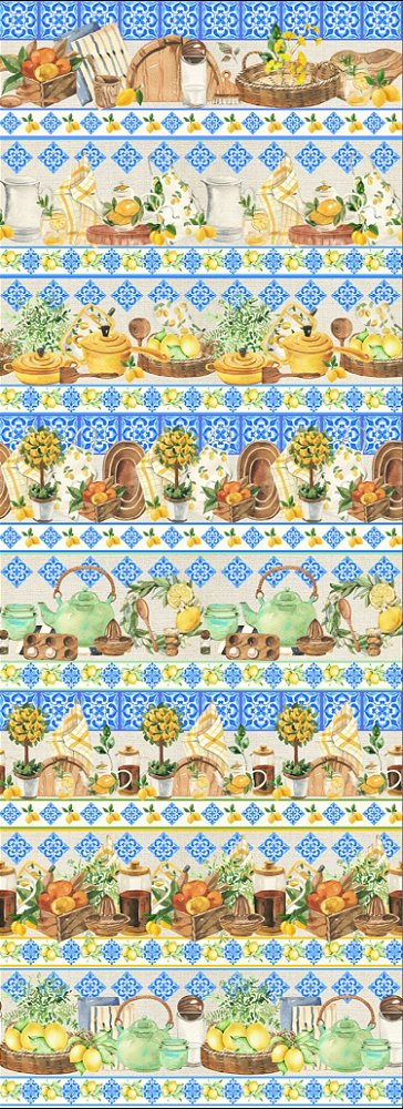 Estampa Barrados Limão Siciliano Ref 8457