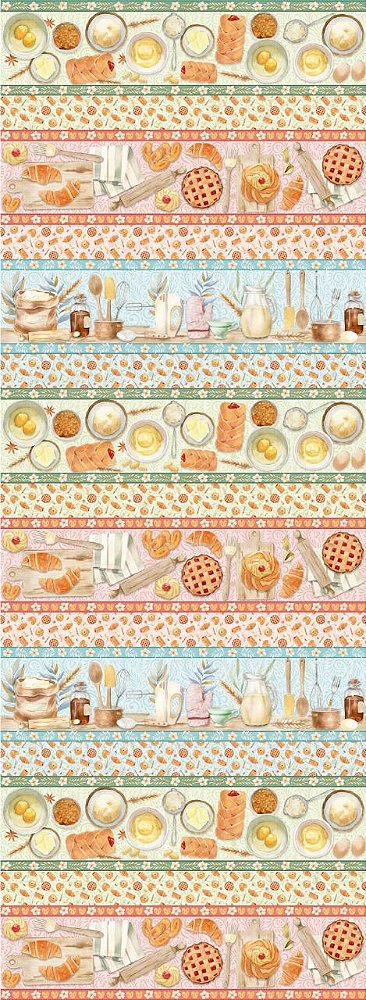 Estampa Barrados Padaria REF: 8450